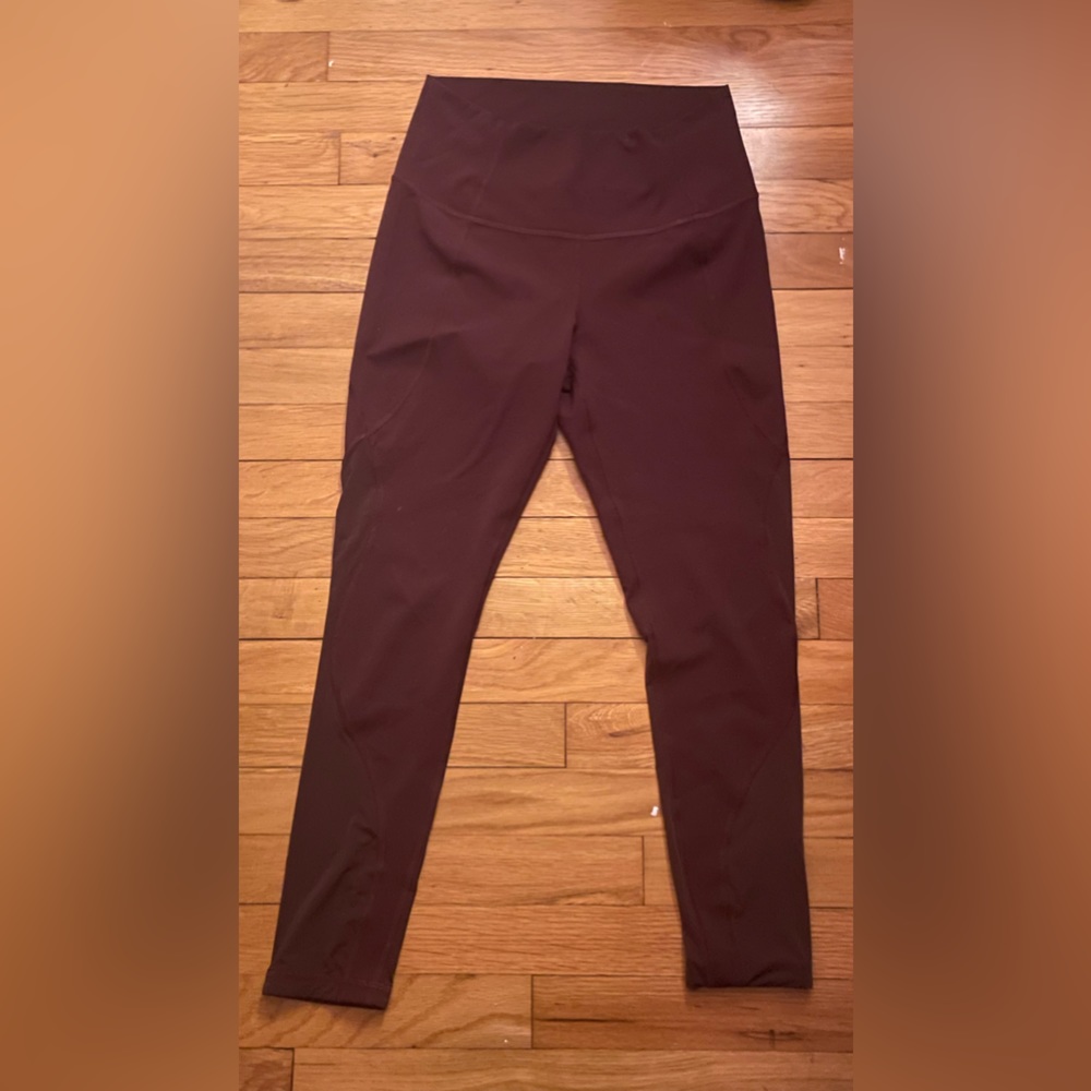 Maroon Lululemon Leggings